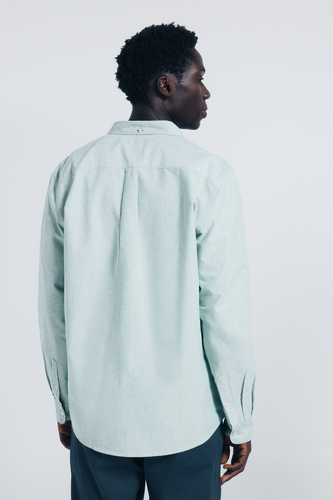 Springfield Camisa Oxford verde