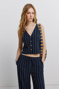 Springfield Playera de tirantes con botones