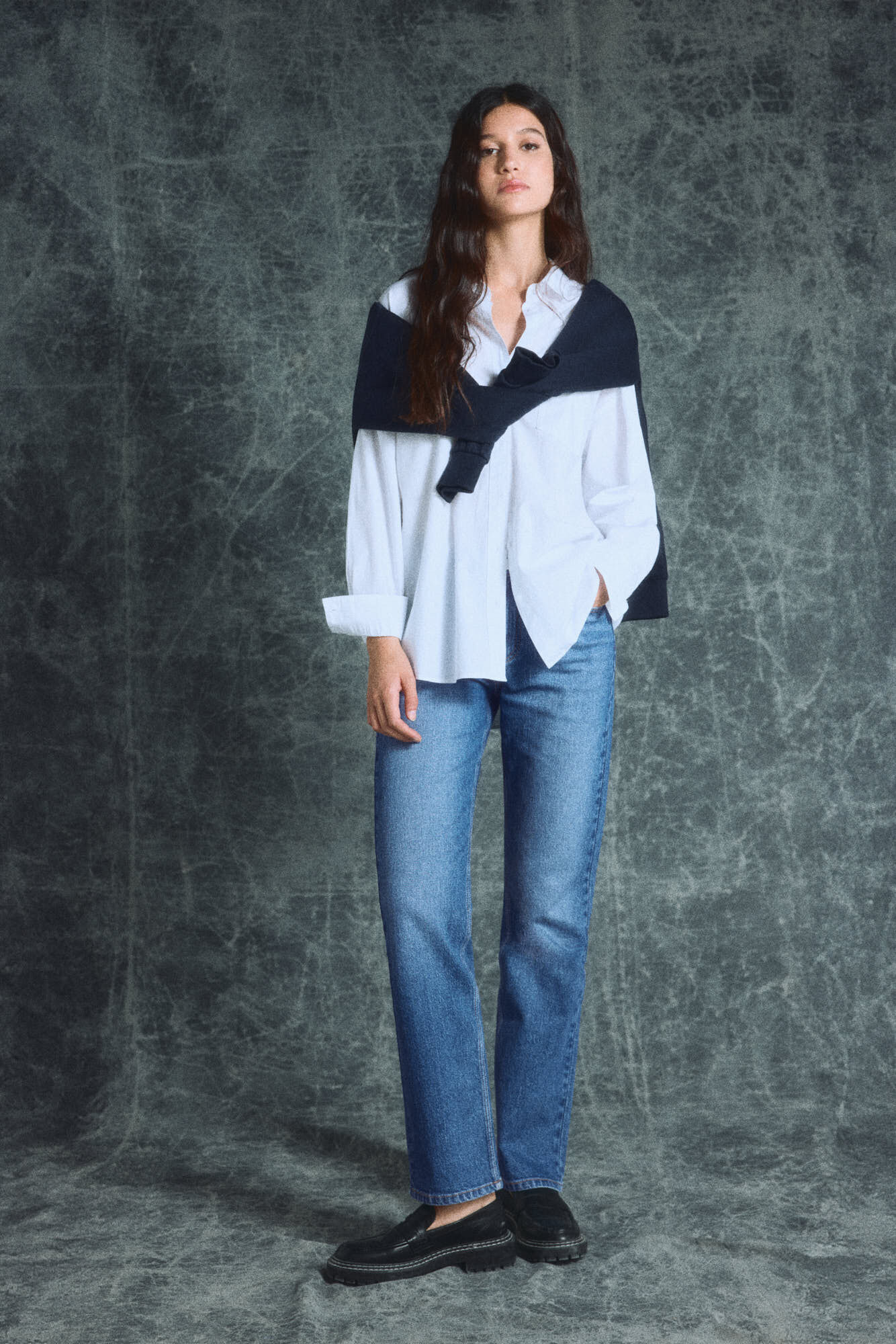 Springfield Jeans Vintage Straight azul