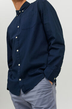 Springfield Camisa oxford confort fit marino