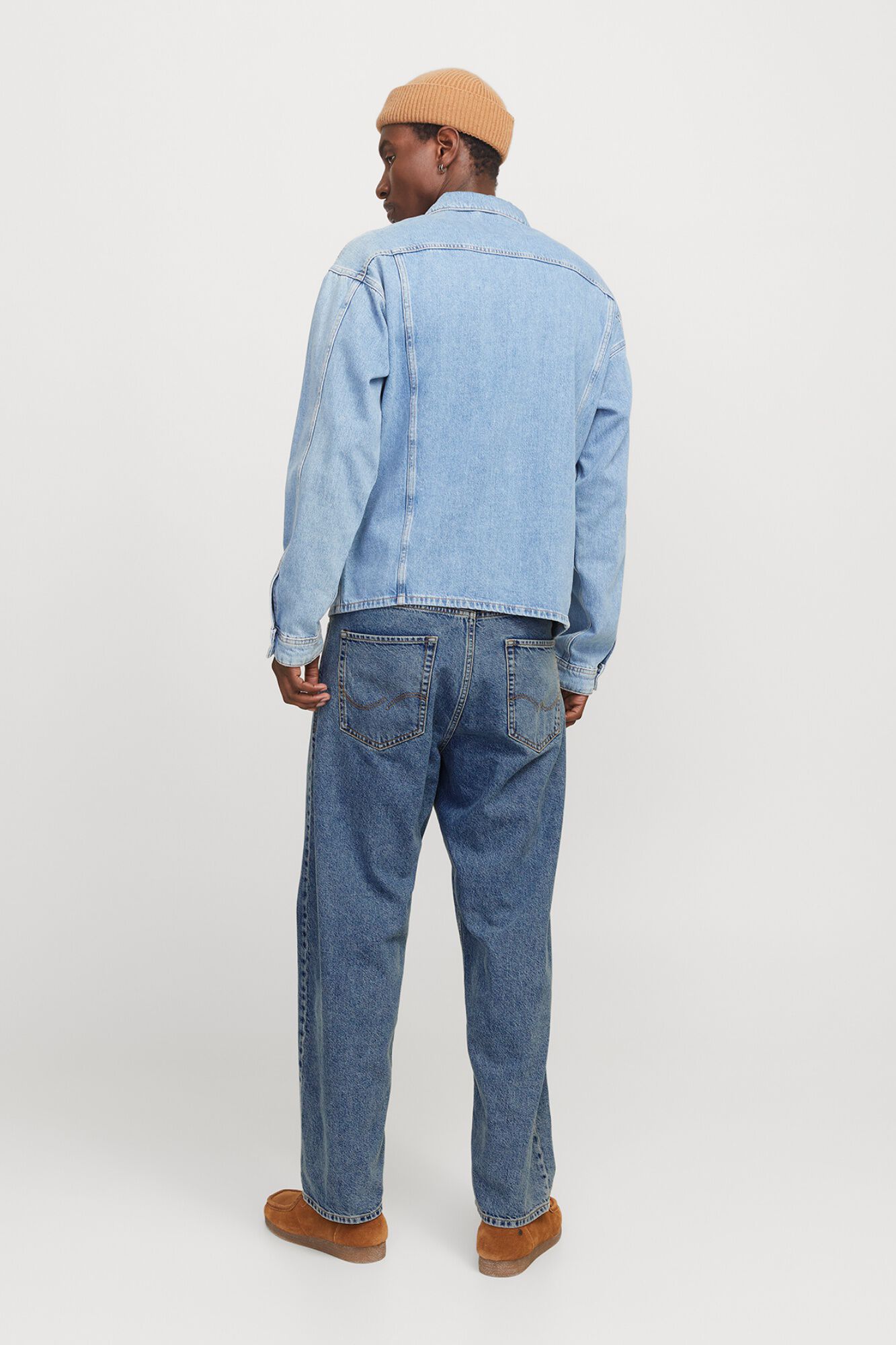Jack & Jones Jeans baggy de tiro alto azul tinta
