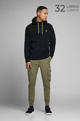 Springfield Pantalón slim fit cargo verde