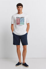 Springfield Bermudas de algod&oacute;n comfort fit azulado