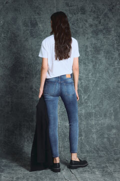 Springfield Jeans Skinny Push up azul