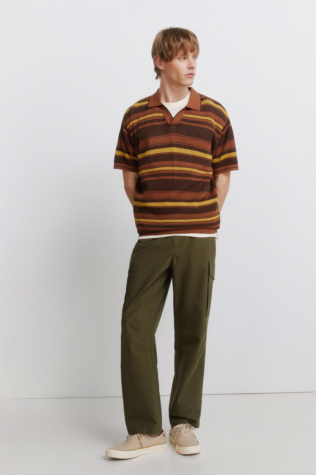 Springfield Pantal&oacute;n cargo de corte recto