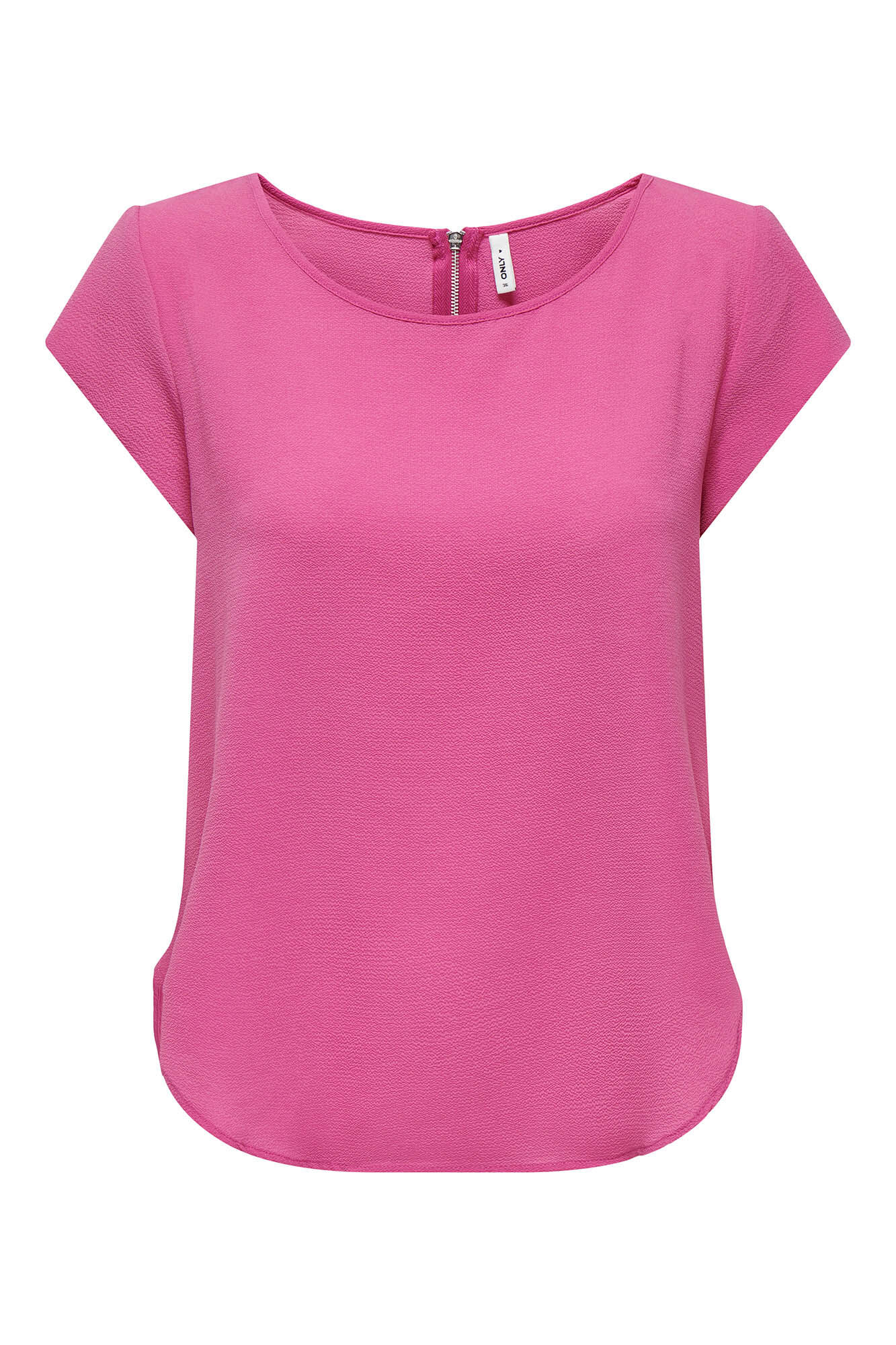 Only Playera manga corta fucsia