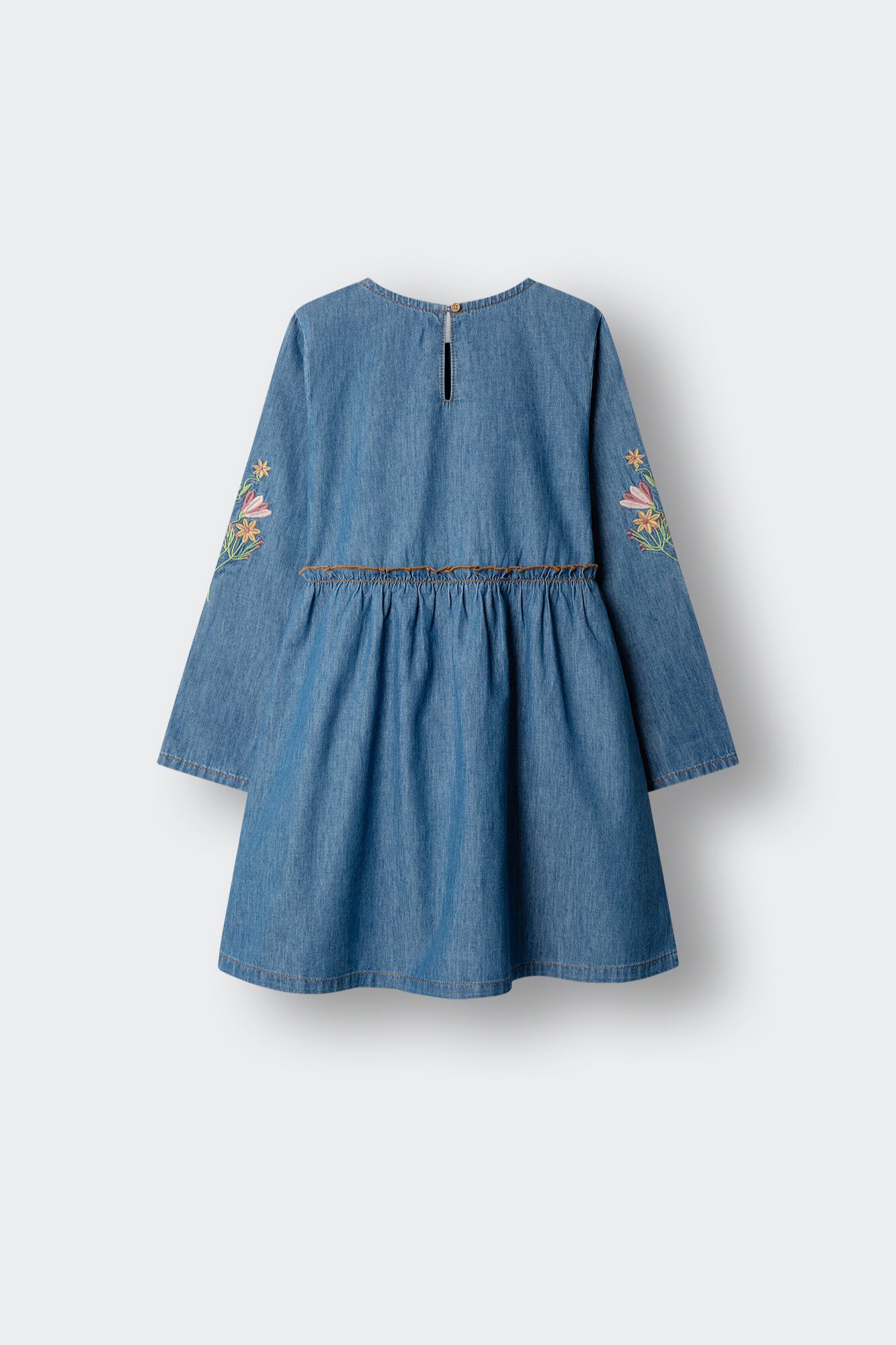 Springfield Kids Vestido denim bordados ni&ntilde;a