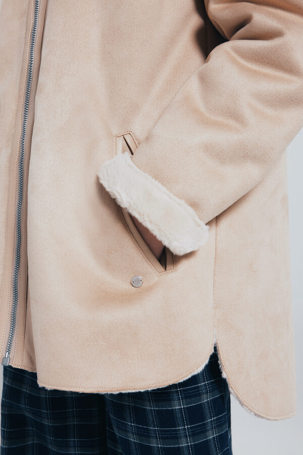 Springfield Kids Chaqueta cremallera niña café