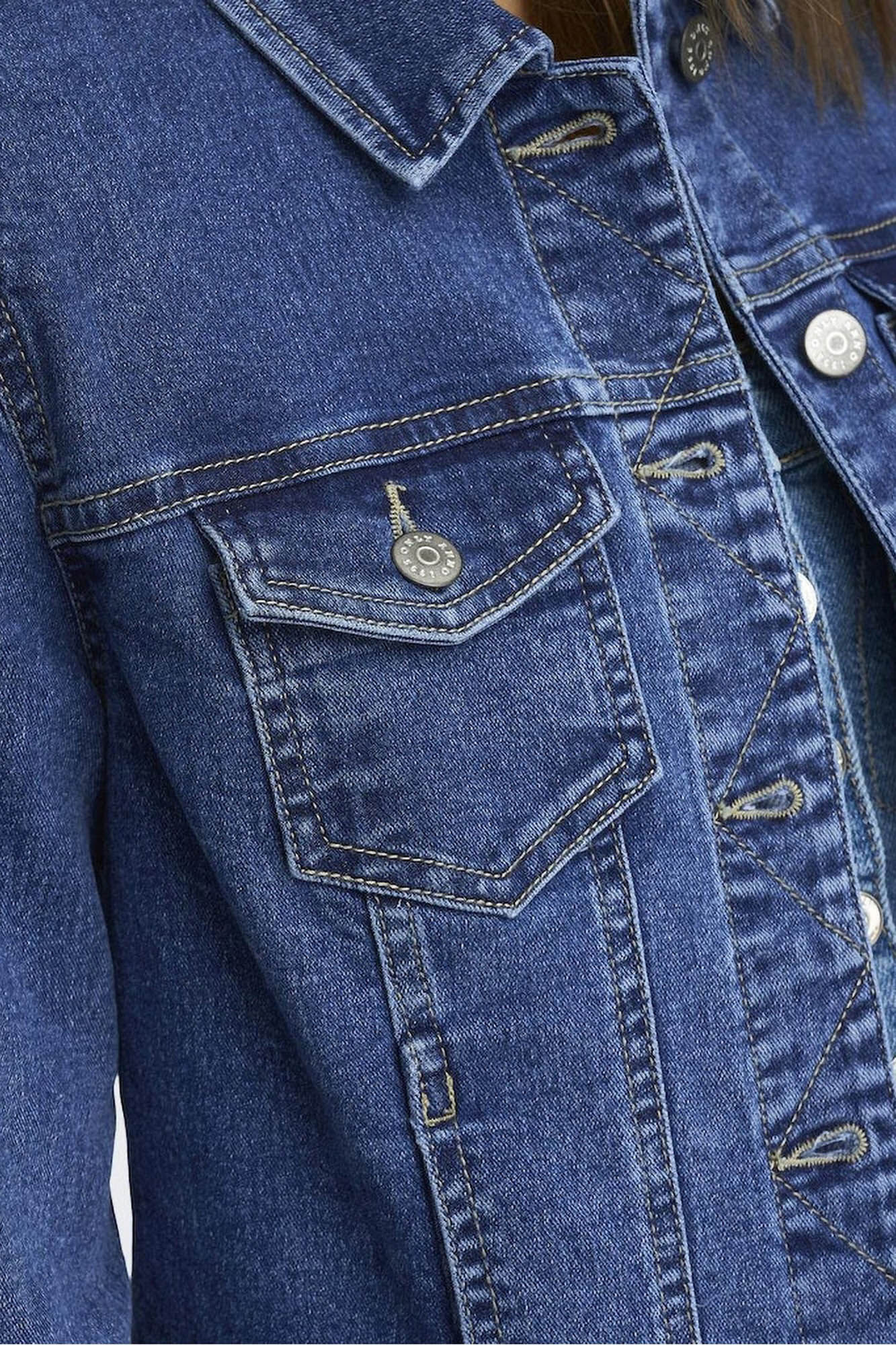 Only Chamarra vaquera azul tinta