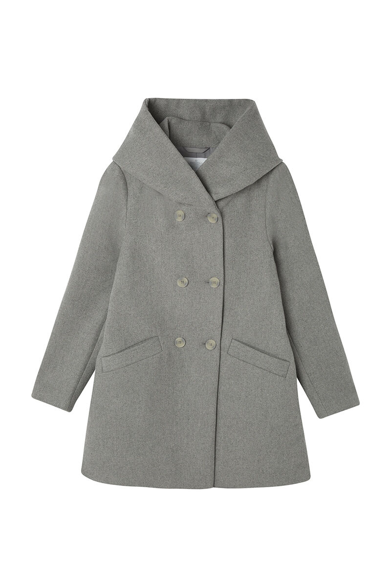 Springfield Abrigo capucha botones gris