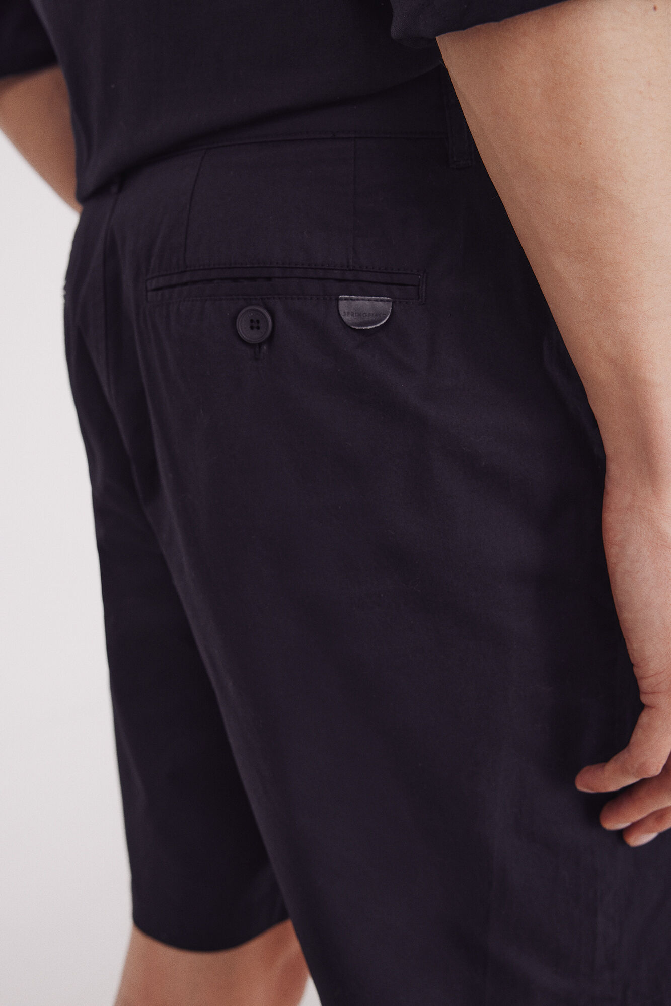 Springfield Bermuda ligera comfort fit negro