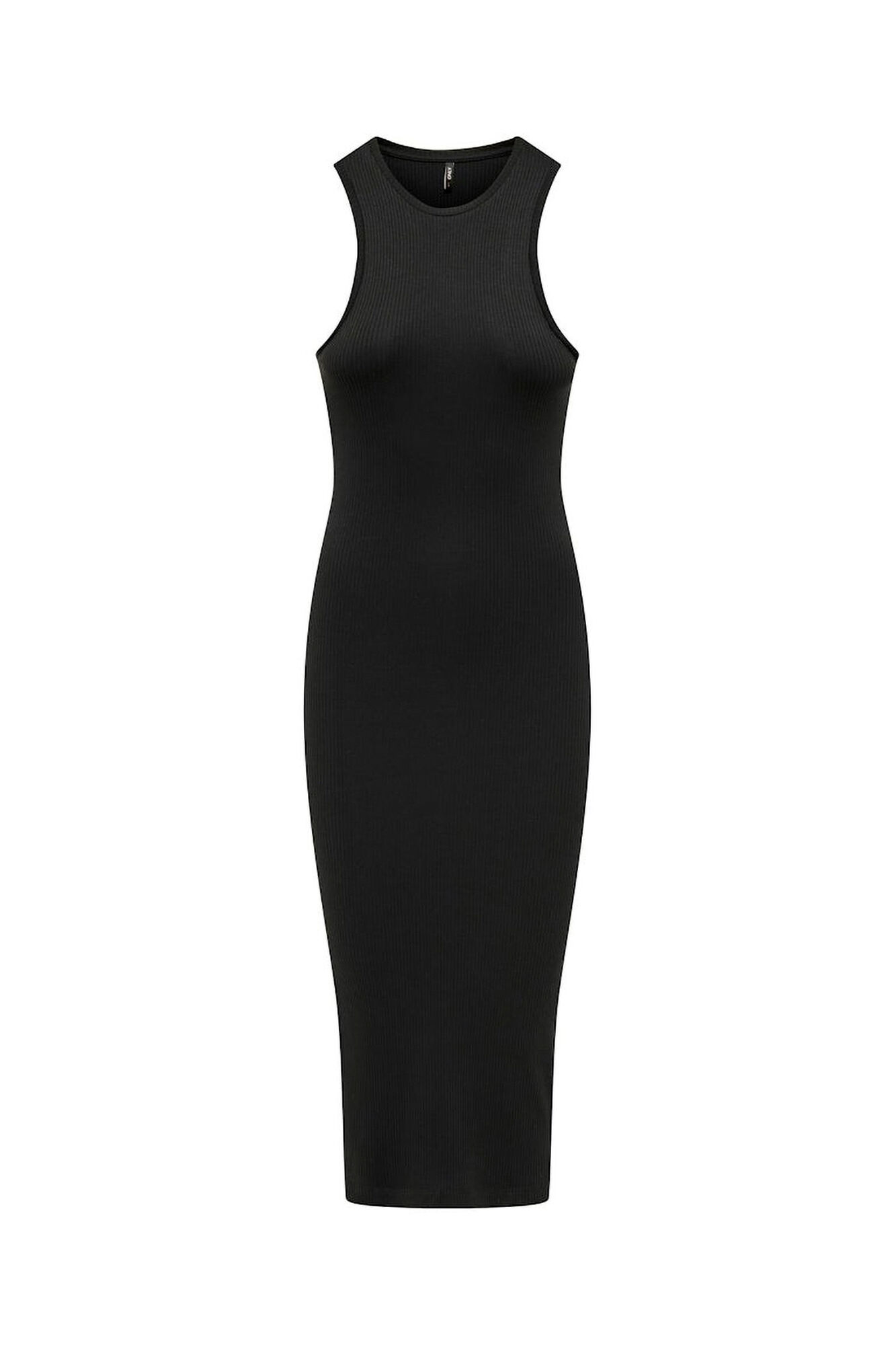 Only Vestido midi canal&eacute; negro