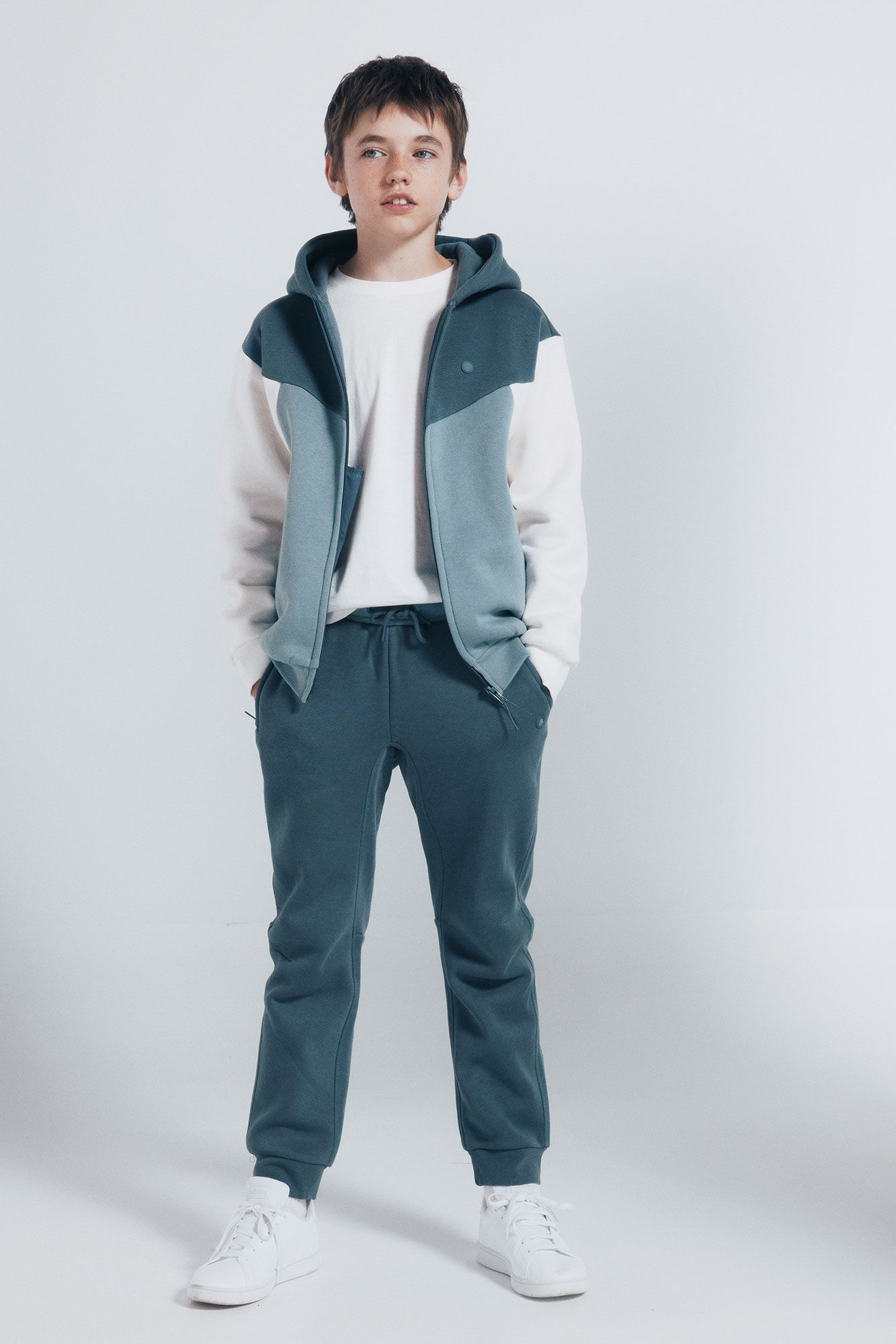 Springfield Kids Sudadera capucha cortes ni&ntilde;o azul