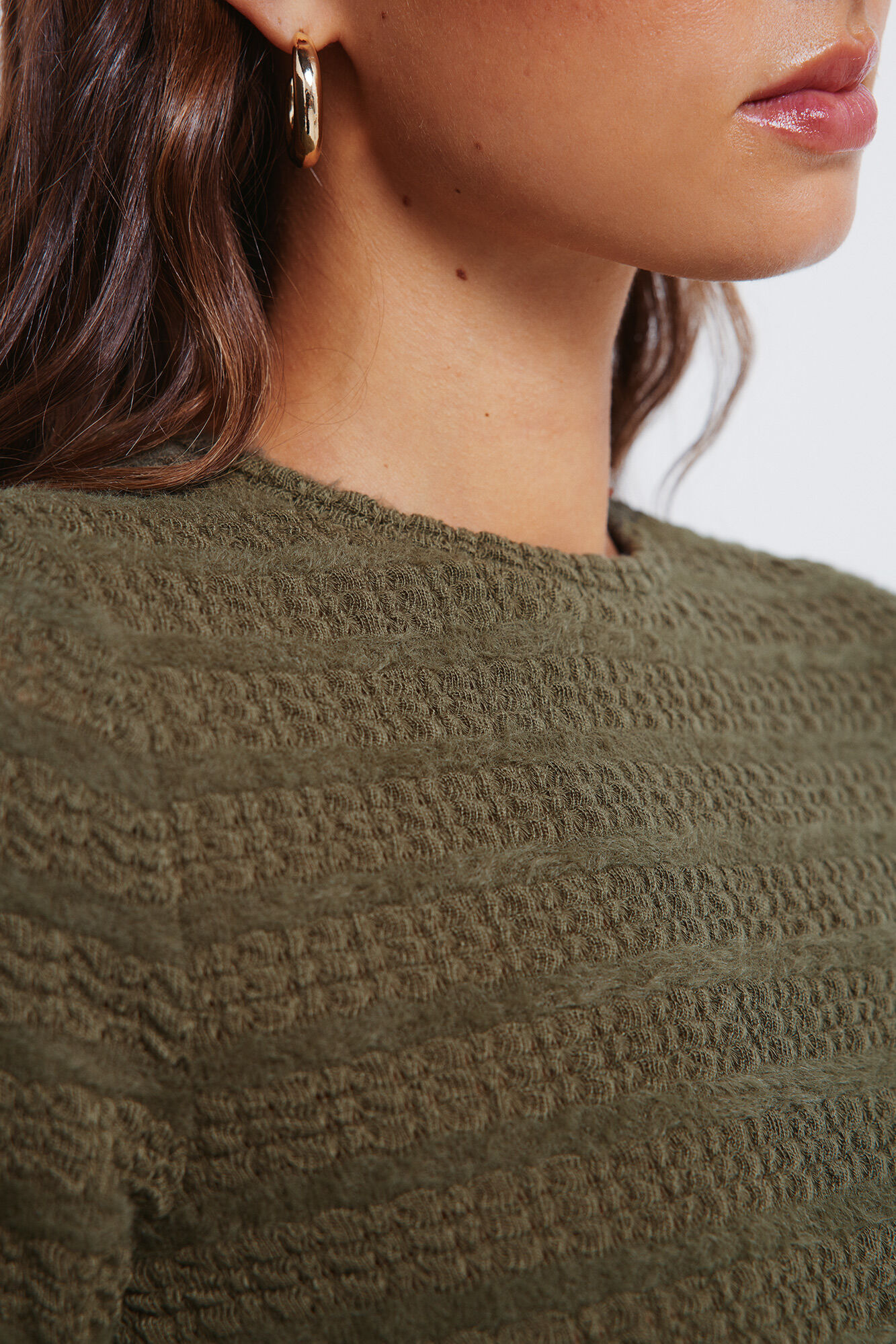 Springfield Jersey chenilla estructura khaki