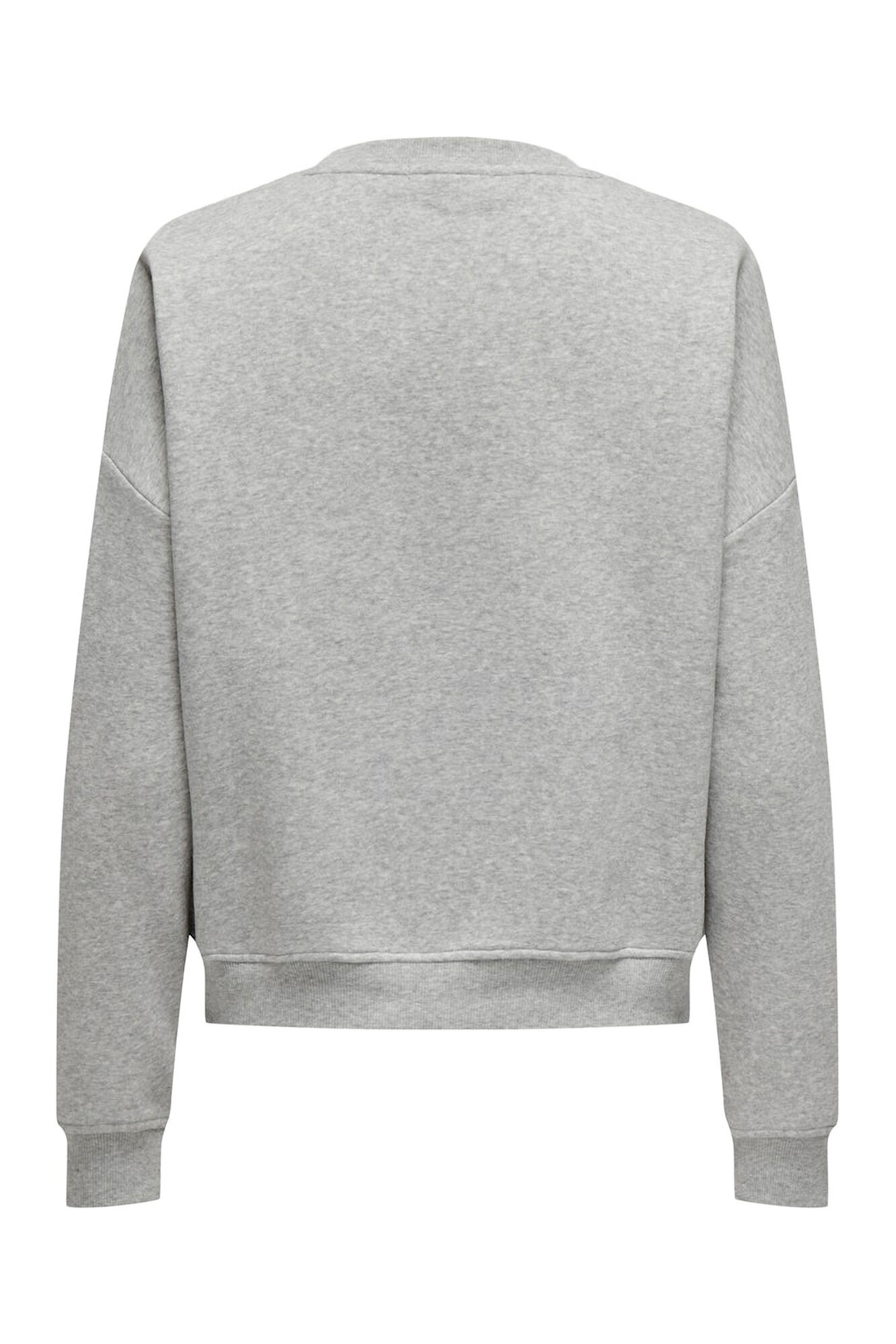 Only Sudadera de cuello redondo gris