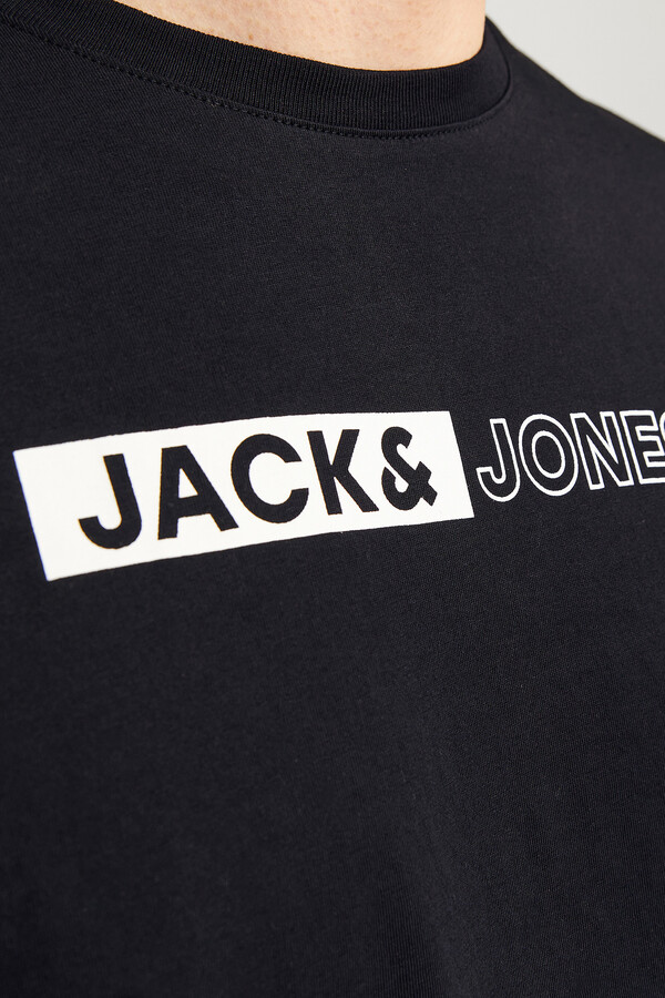 Jack & Jones Playera estándar fit gris