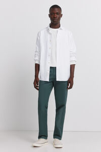 Springfield Pantal&oacute;n chino slim fit de color