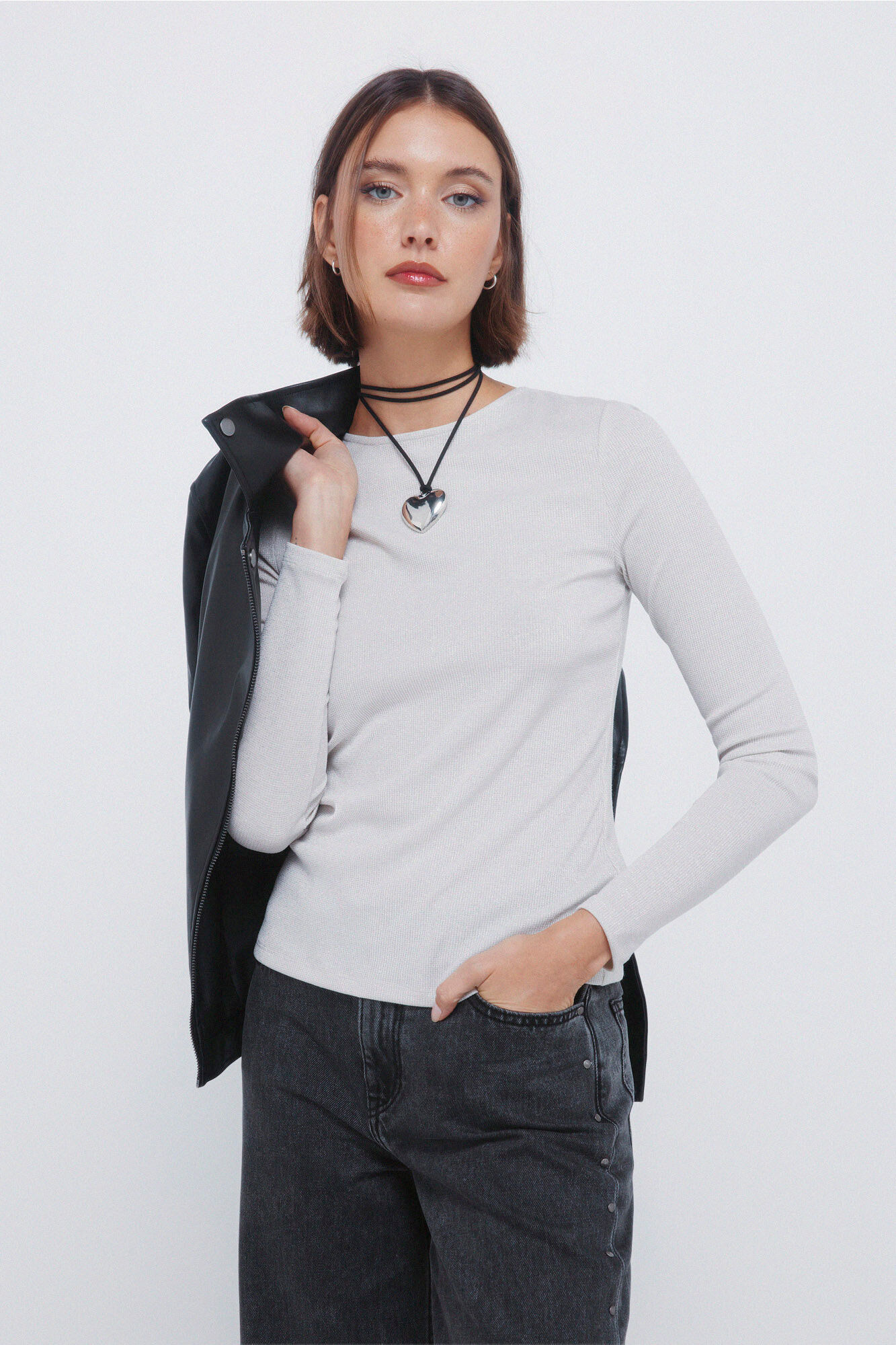 Springfield Playera con escote de l&uacute;rex