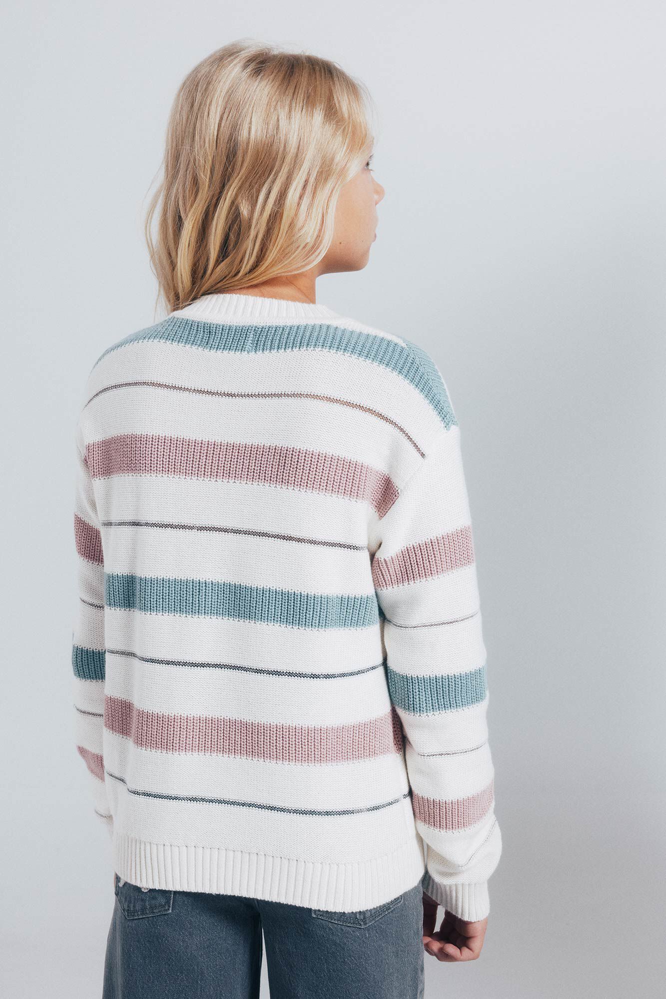 Springfield Kids Su&eacute;ter rayas ni&ntilde;a rosa