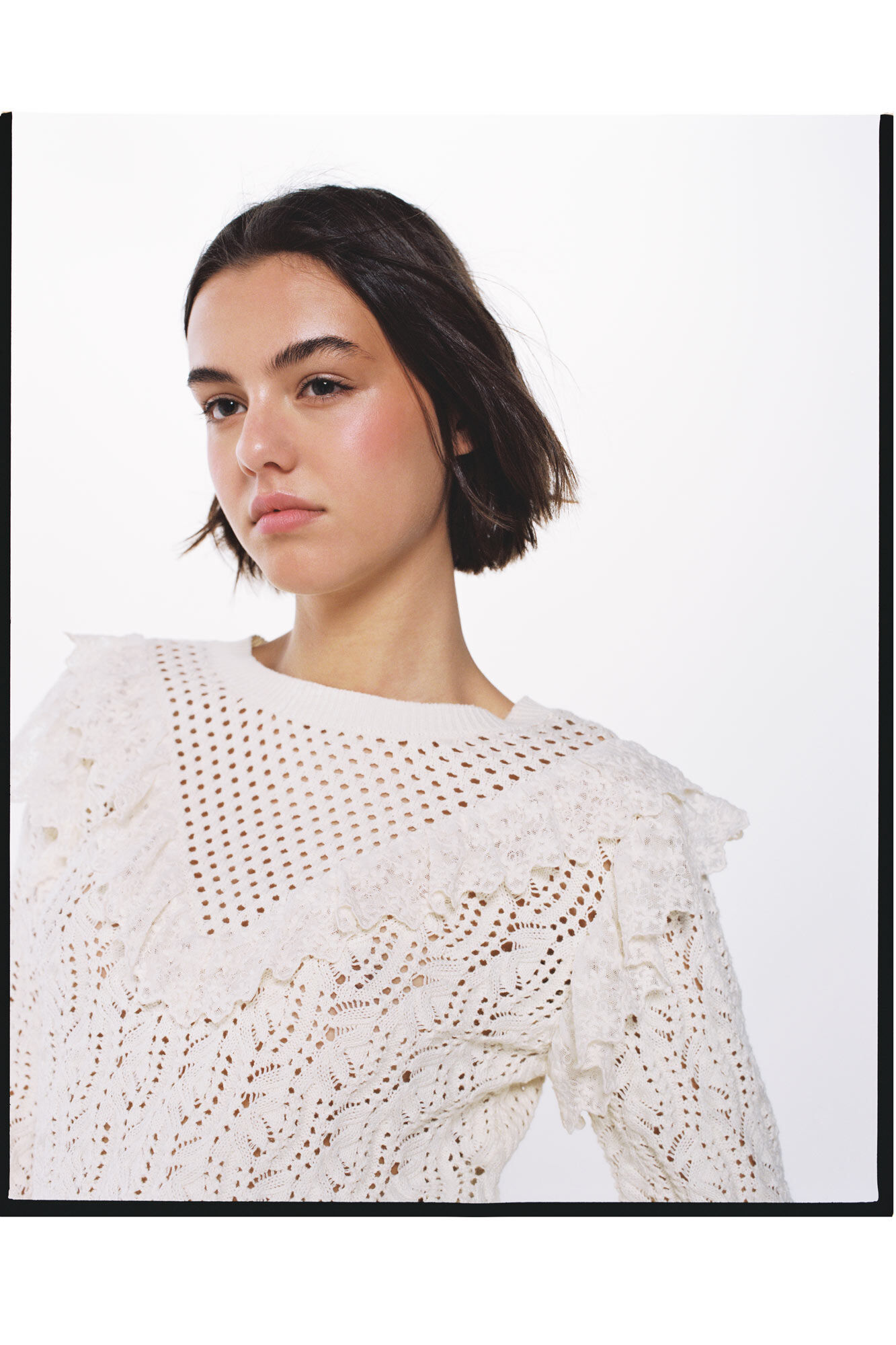 High Spirits Su&eacute;ter Lyrical blanco