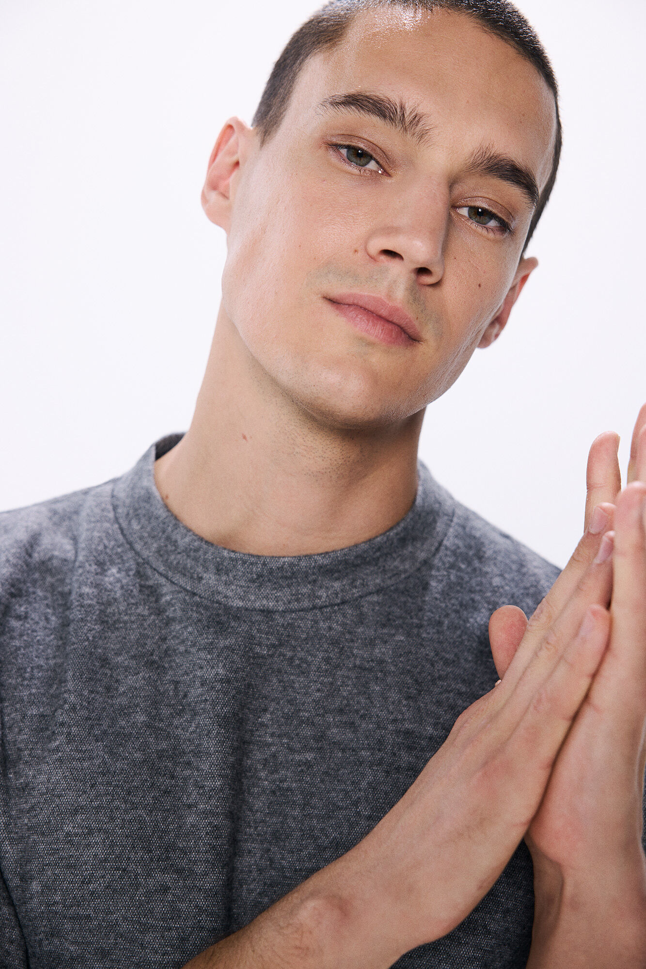 Springfield Sudadera textura gris