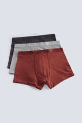 Springfield Pack de 3 b&oacute;xers gris