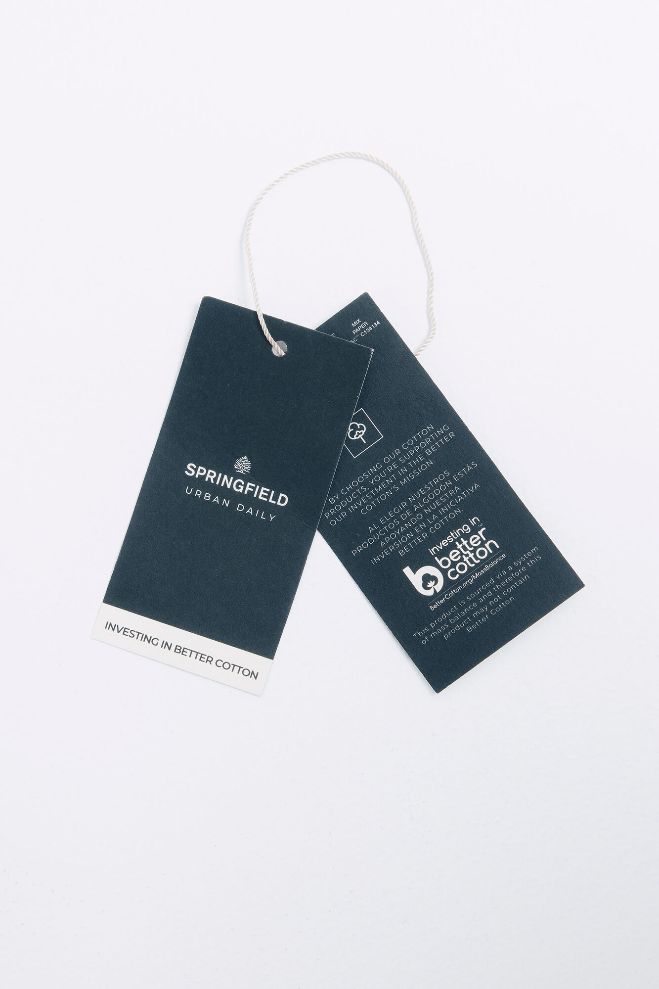 Springfield Playera de popel&iacute;n azul