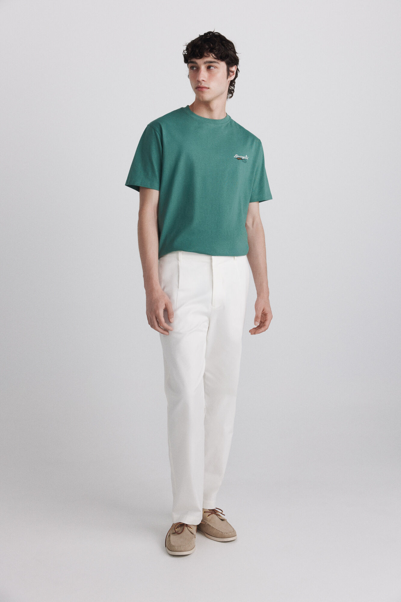 Springfield Playera Springfield Service Dept verde
