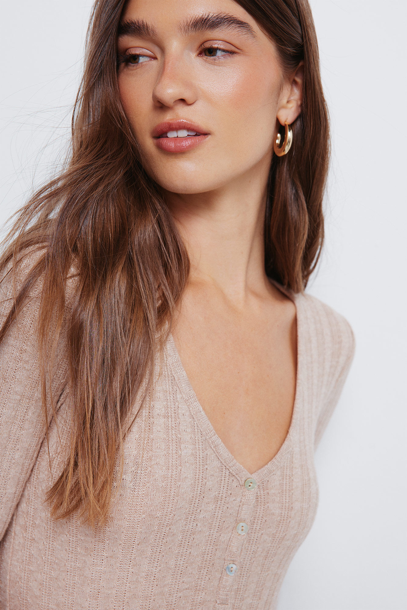 Springfield Playera tejido con corte Baker