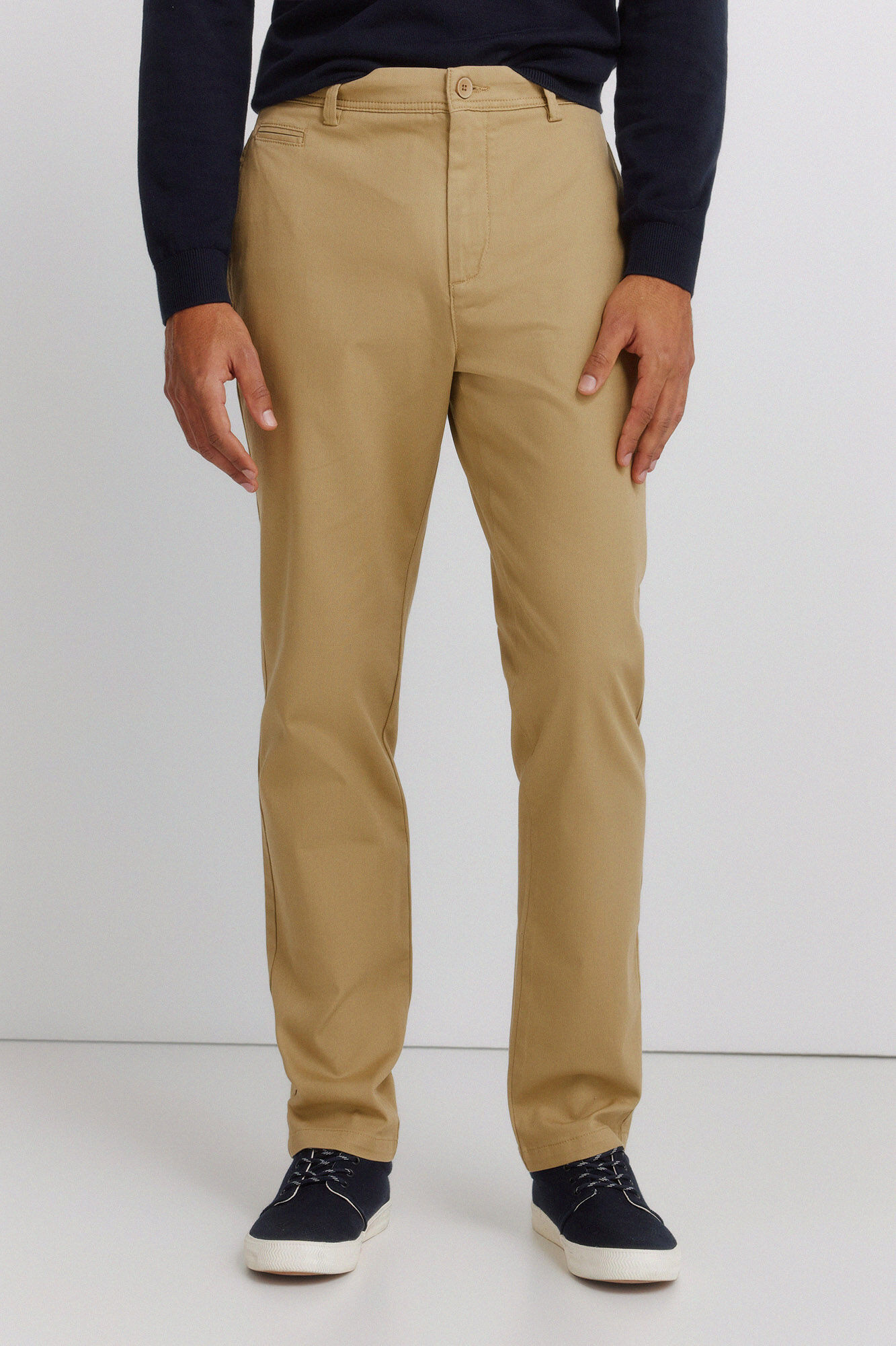 Springfield Pantal&oacute;n chino regular fit beige