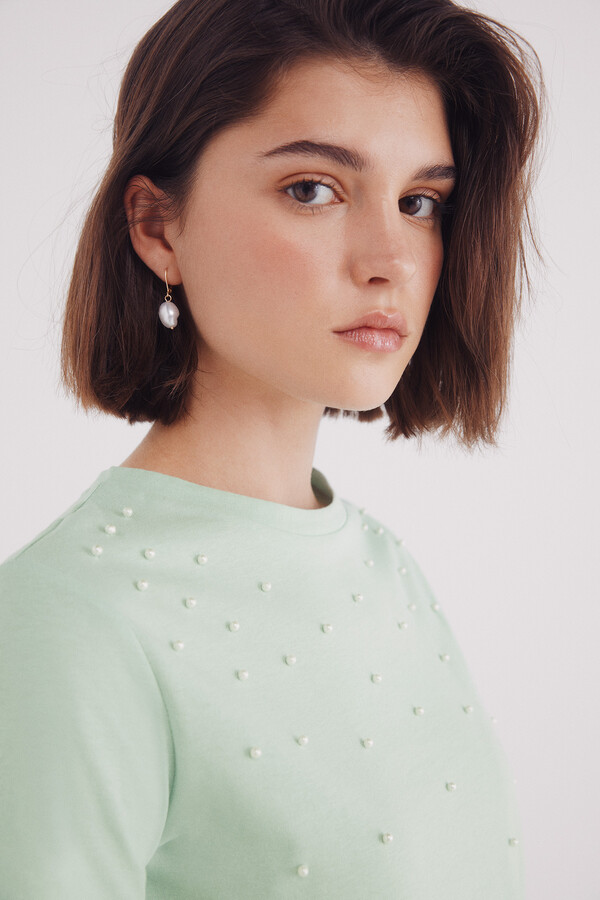 Springfield Playera perlas verde