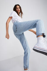 Springfield Jeans Straight Lavado Sostenible azul tinta
