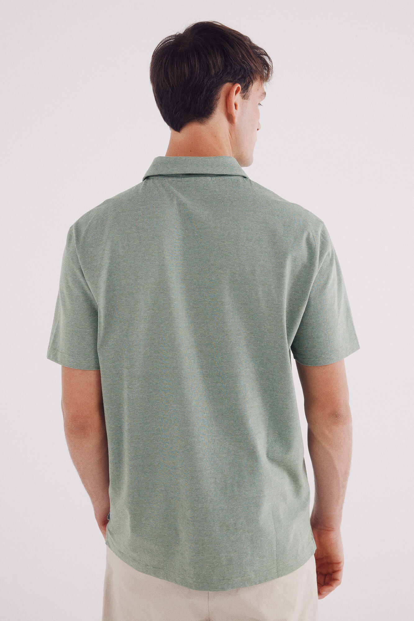 Springfield Polo jersey microraya verde