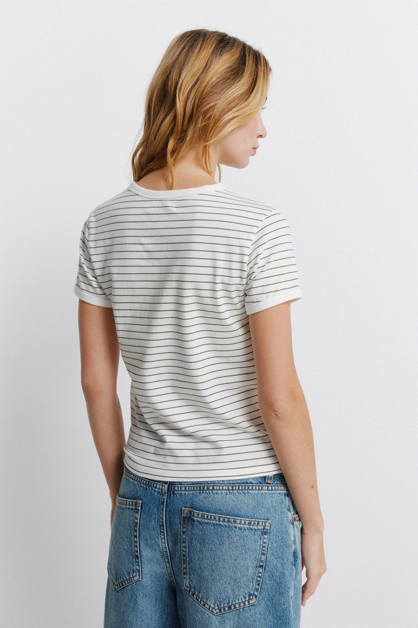 Springfield Playera b&aacute;sica entallada beige