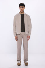 Springfield Pantalón chino vestir comfort slim fit café