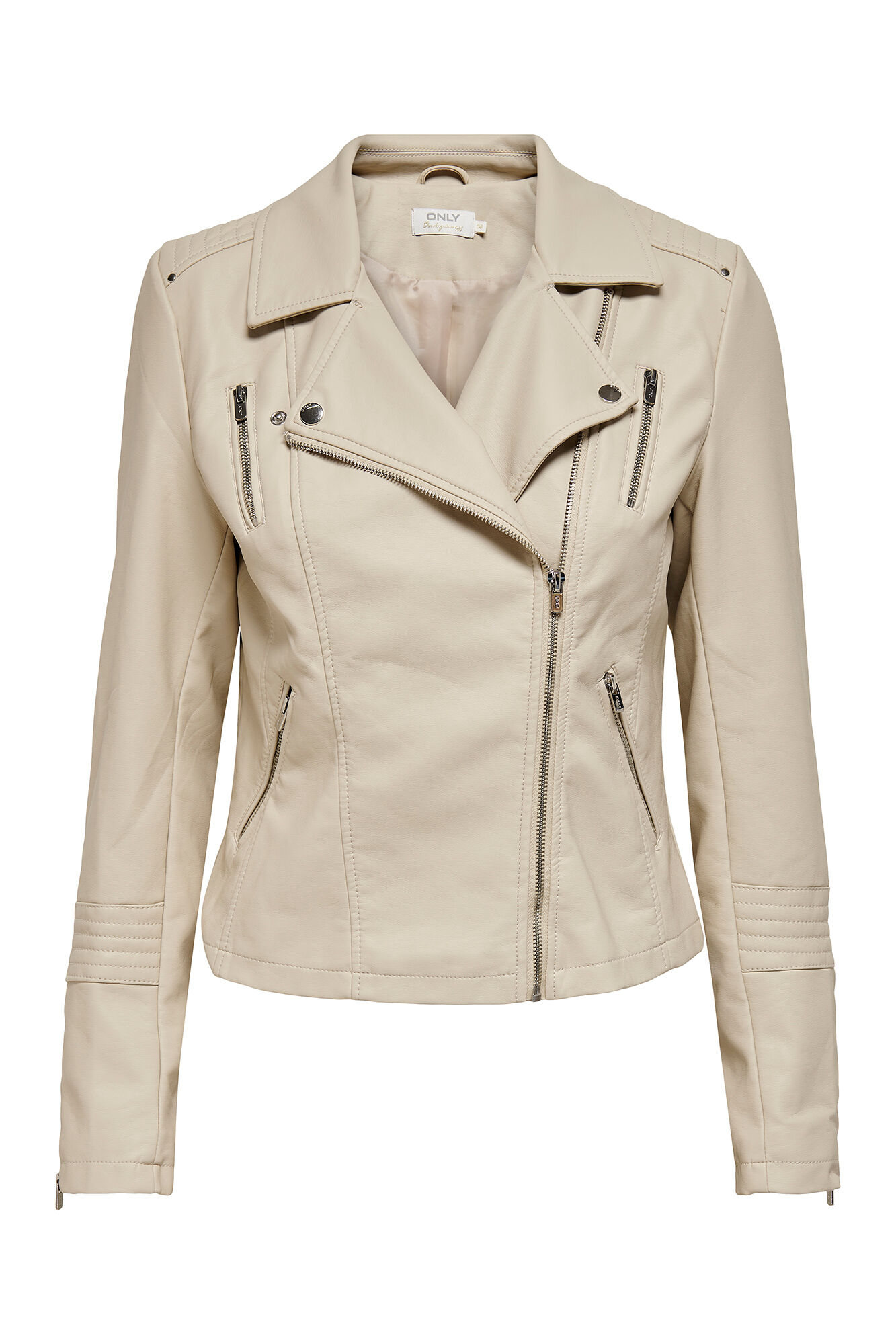 Only Chamarra Biker gris