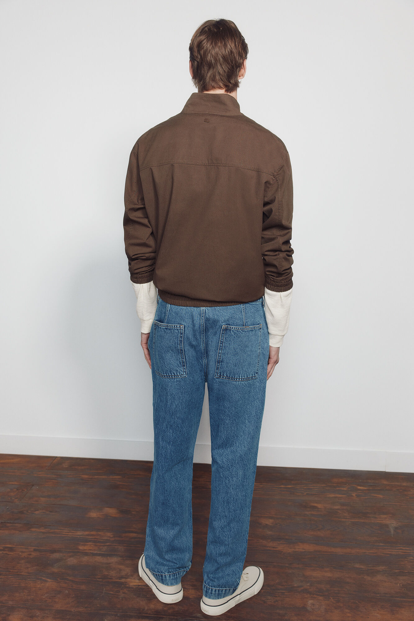 Springfield Jeans chino sobrete&ntilde;ido relaxed fit azul