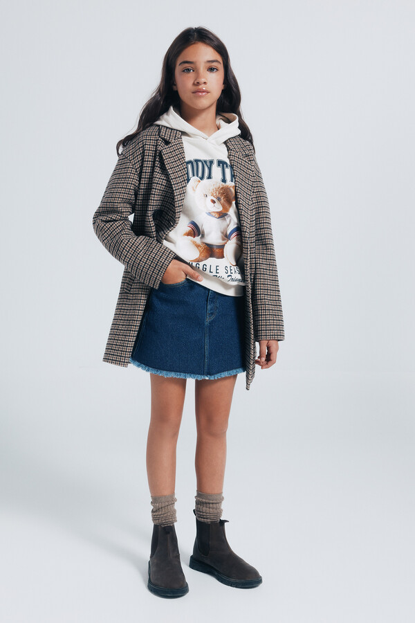 Springfield Kids Falda denim niña azulado