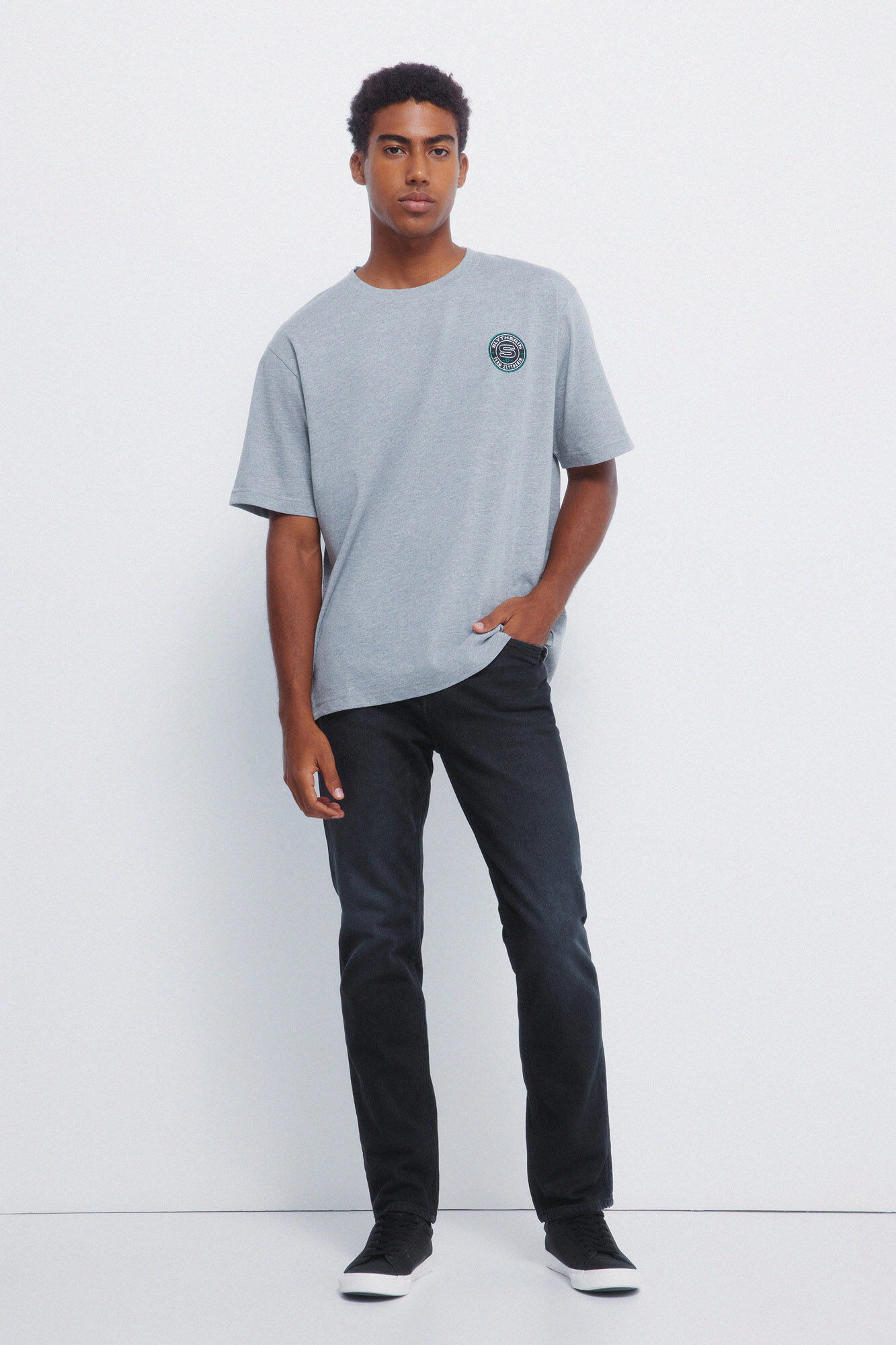 Springfield Camiseta Slytherin gris