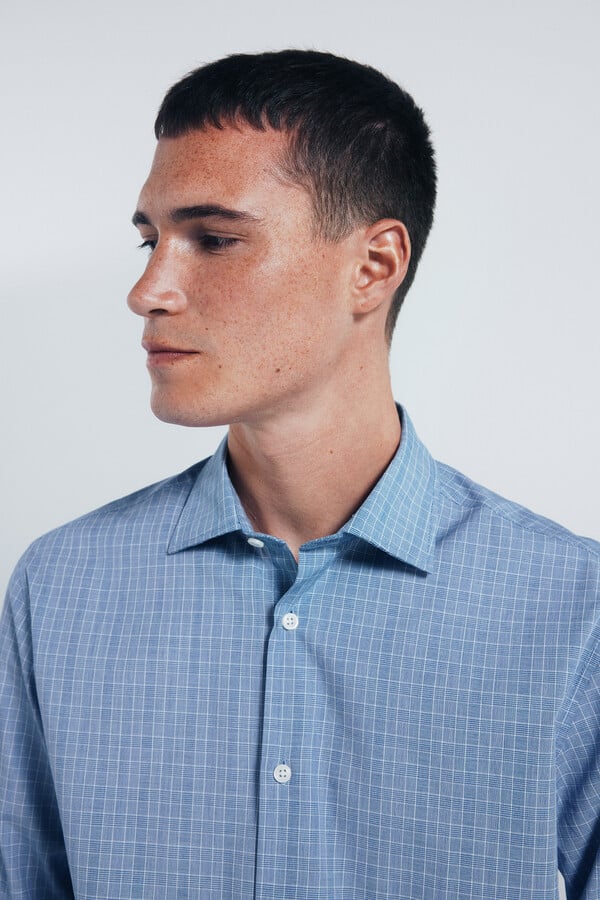 Springfield Playera de popelín azul
