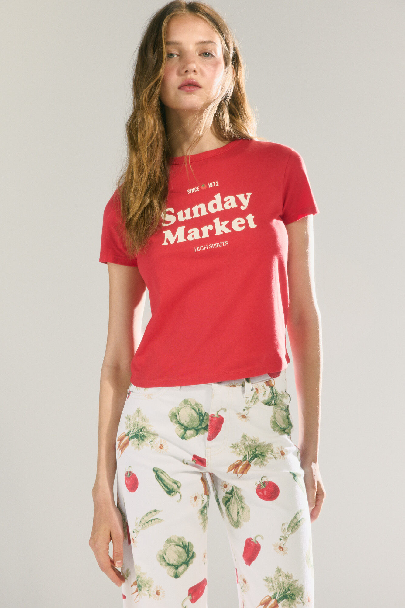 High Spirits Camisa Rouge rojo