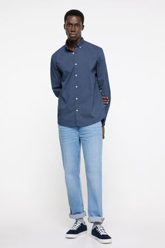 Springfield Camisa estampada azulado