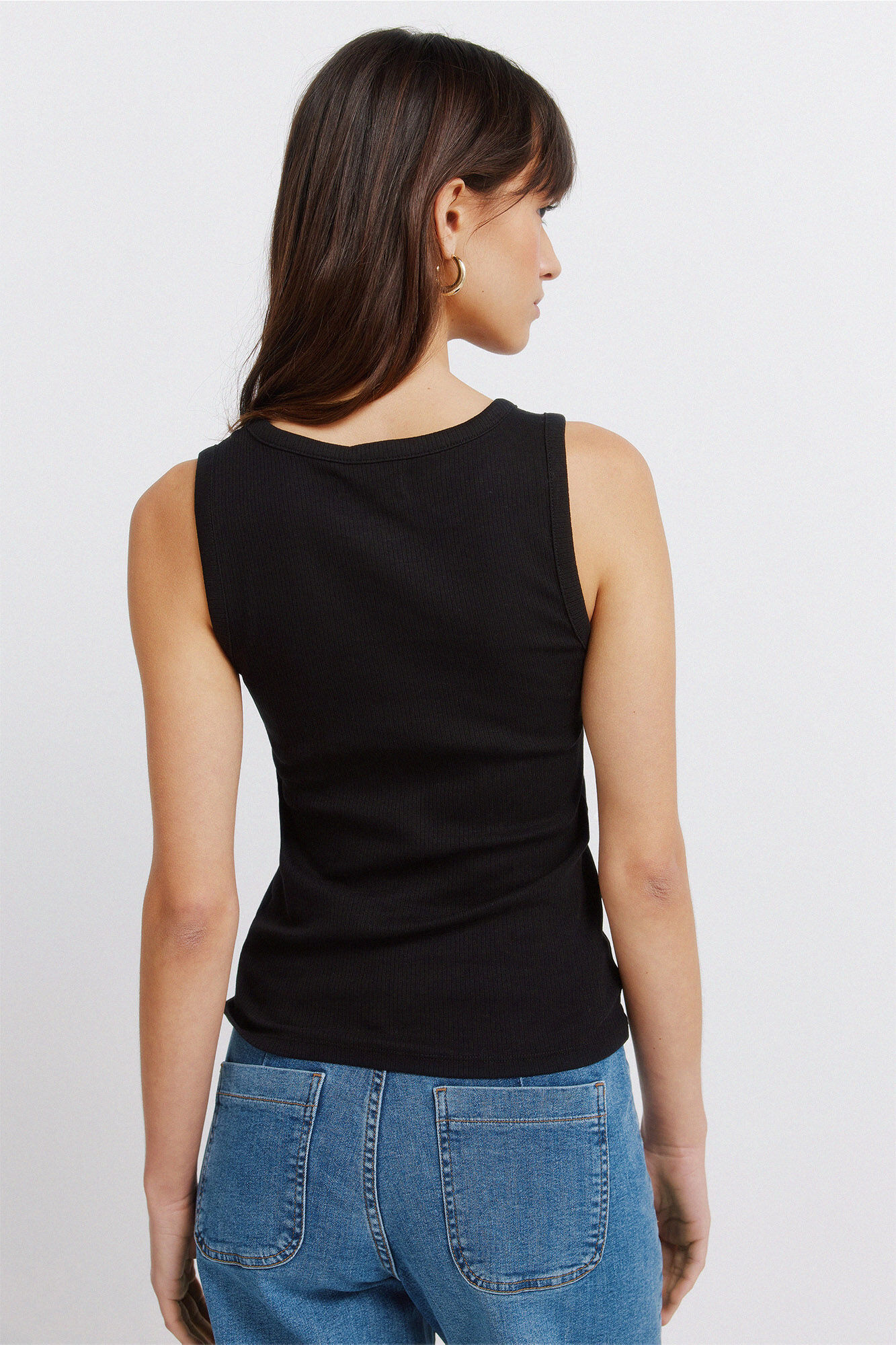 Springfield Playera b&aacute;sica nadadora negro