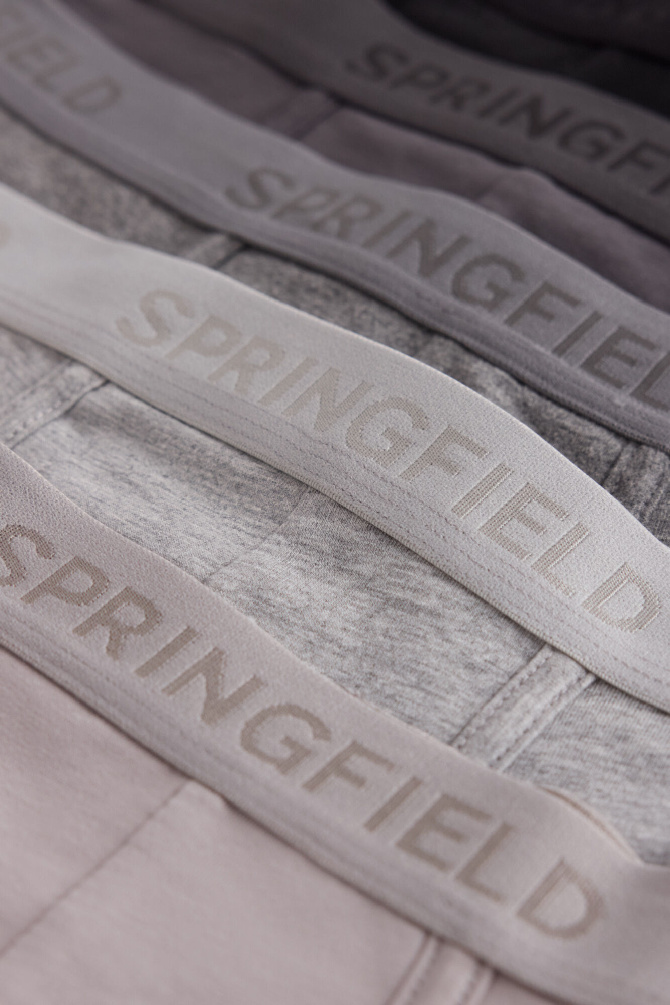 Springfield Pack 5 b&oacute;xers largos gris