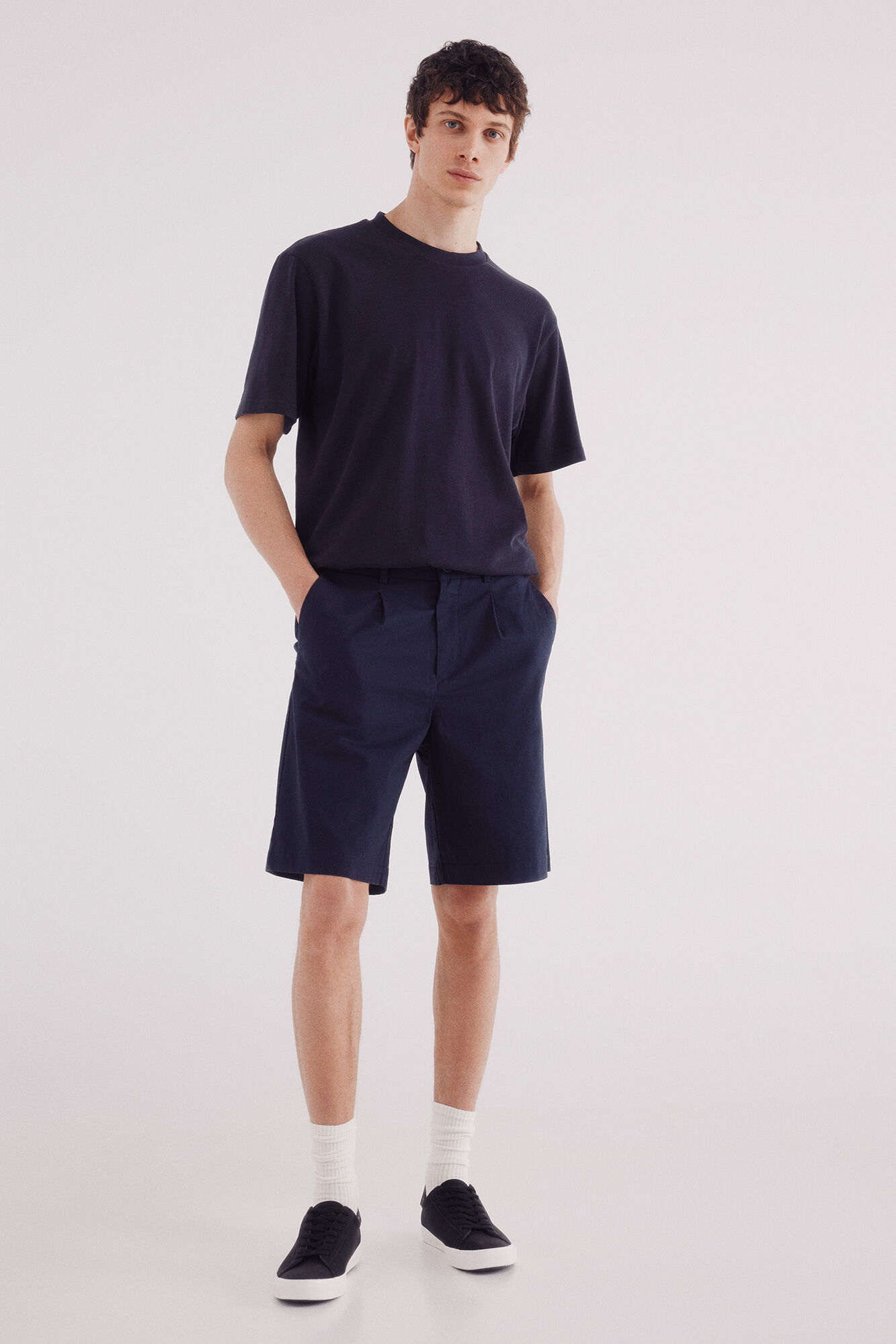 Springfield Camiseta texturada azul