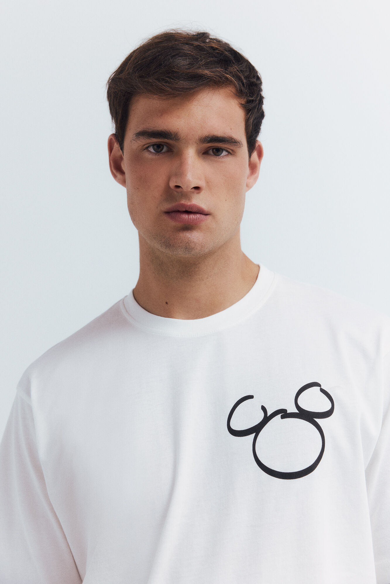 Springfield Camiseta Mickey marfil