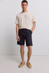 Springfield Bermudas ligera relaxed fit azul