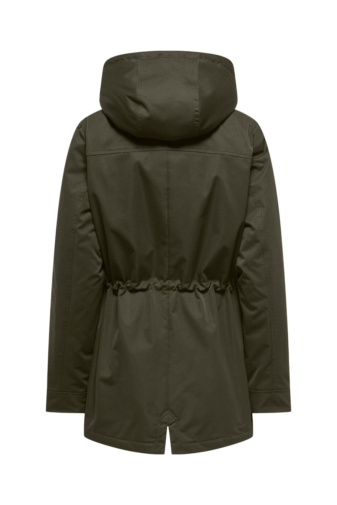 Only Parka con capucha caza oscuro