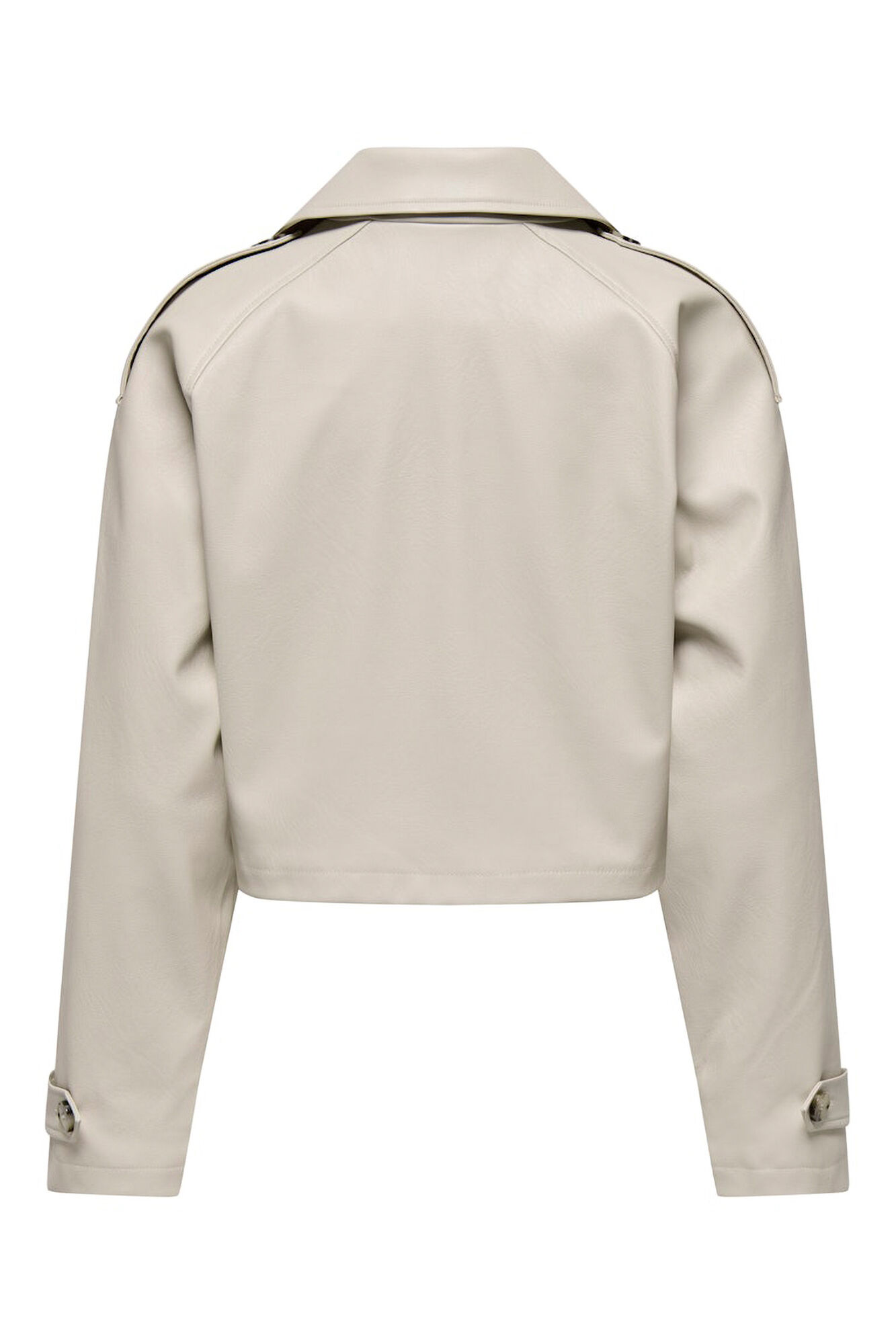 Only Gabardina corta con botones gris