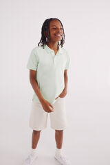 Springfield Polo logo espalda niño verde